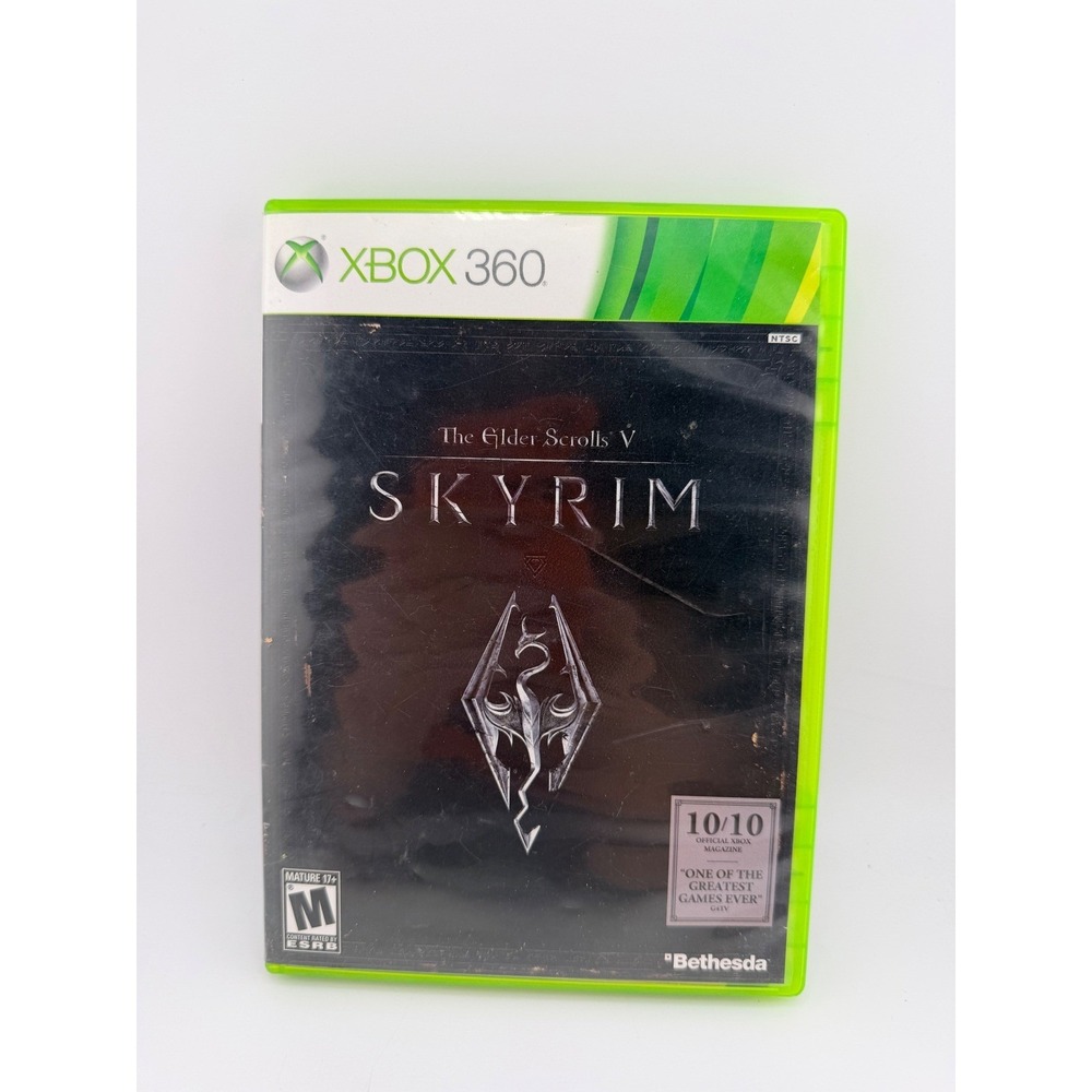 The Elder Scrolls V Skyrim Microsoft Xbox 360 Bethesda 2011 RPG Game with Manual - Picture 2 of 6